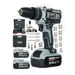 Mager DARBELİ Xr 21 Wat 5 Pilli Şarjlı Akülü Şarjlı Vidalama Matkap 30 Parça Set