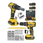 Mager Germany Technology XR Darbeli 58 Watt 5 Ah Şarjlı Vidalama Matkap Ve Gator Soket + 24 Parça Set