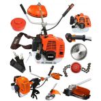Mager Metal Şanzıman Yan Tip Ot Çalı Çim Biçme Benzinli Tırpan Makinesi