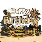 Magic Ants Happy Birthday Pop Up Pasta Kartı, Yetişkinler ve Çocuklar için Zarflı Tatlı 3D Doğum Günü Kartları - Kadınlar, Erkekler, Anneler, Baba, Büyükanne, Kız, Oğul, Arkadaş için Benzersiz El