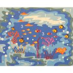 Magic Art Sayılarla Boyama 40x50 cm Akvaryum Tuval