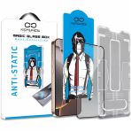 Magic Glass Box İphone 14 Anti Static Uygulama Aparatlı Şeffaf Cam Ekran Koruyucu