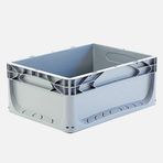 Magic Kombo Euronorm Gri 40x30x17 cm Kapalı Saklama Kabı