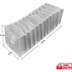 Magic Lady 6 Adet 11 Gözlü Çekmece ve Dolap Içi Akordiyon Düzenleyici Organizer S Beden