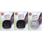 Magic Locks Akıllı Bağcık Yuvarlak 3\'lü Set - Siyah - Siyah - Beyaz