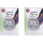 Magic Locks Yuvarlak Akıllı Ayakkabı Bağcık 2'li Set - Beyaz - Beyaz