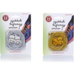 Magic Locks Yuvarlak Akıllı Ayakkabı Bağcık 2'li Set - Beyaz - Sarı