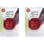Magic Locks Yuvarlak Akıllı Ayakkabı Bağcık 2'Li Set - Kırmızı - Kırmızı