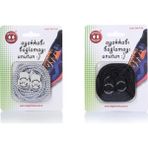Magic Locks Yuvarlak Akıllı Ayakkabı Bağcık 2'li Set - Siyah - Beyaz