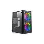Magic Mikro Atx 2 Rainbow Fanlı Mesh Panel Akrilik Gaming Oyuncu Bilgisayar Kasası (0, Watt)