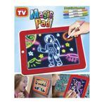 Magic Pad Çocuk Eğitici Sihirli Işıklı Kalemli Pili Pad Öğretici
