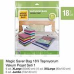 Magic Saver Bag 18'li Taşınıyorum Vakumlu Poşet Seti 1