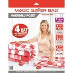 Magic Saver Bag 4'lü Vakumlu Poşet Seti 4