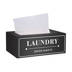 magic sewing machine Kurutucu Çarşaf Tutucu Dağıtıcı Konteyneri, Çamaşır Odası için Kurutucu Çarşaf Tutucu, Çiftlik Evi Çamaşır Kurutma Makinesi Çarşaf Tutucu, Çamaşır Odası Organizasyonu için, Kumaş Yumuşatıcı Dispenseri Çamaşır Odası Dekoru, Siyah