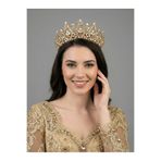 Magic Tiara Işıltılı Gelin Tacı – Kristal Taşlı Prenses Model