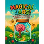 Magical Jars! Discover Cute Little Worlds to Color: A Fun and Easy Nature Coloring Book for Kids Ages 4–8 Featuring Forest Animals, Flowers, and Magical Mini Worlds in Glass Jars