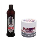 Magicare Supergrow Purifying 450 ml Kuru Yıpranmış ve İşlem Görmüş Saçlar için Şampuan ve 200 ml Saç Derisi Bakım Kremi