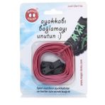 Magiclocks 13B2 ML Unisex Pembe Ayakkabı Bağcığı