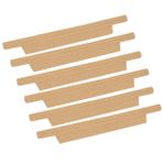 MAGICLULU 100 Adet Kraft Kağıt Sızdırmazlık Çubuğu Demir Tel Gıda Klipsi Kahverengi Kağıt Şerit Plastik Poşet Sızdırmazlık Makinesi için Haki Atıştırmalık Saklama için Yırtma Mühür