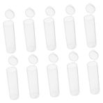 MAGICLULU 10pcs Mendil Seyahat Kılıfı Sızdır Kılıf Konteyneri Silini Silgi Kutusu Plastik Mendiller Dispenser Fıçılar Mendil Havlular İçin Ambalaj Tüpü Küçük Ürünler