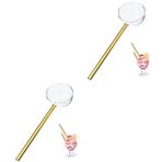 MAGICLULU 2 Adet cam kaşık kahve kaşığı çorba kaşığı yemek kaşığı puding kaşığı cam yumruk kepçeleri espresso kahve karıştırıcı yemek kasigi sofra kaşığı sabah kahvaltısı tatlı kaşığı sos