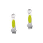 MAGICLULU 2 Adet paslanmaz çelik kepçe limon tel kesici limon soyucu limon kaşığı limon planyası meyve kavun planyası limon kabuğu rendesi limon planya bıçakları
