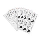 MAGICLULU 20 Yaprak Tavuk Yumurta Kartonu Tarih Etiketleri Taze Yumurtalar Için Boş Tarih Çıkartmaları Gıda Güvenliği Ve Ev Kullanımı Yapışkanlı Tarih Etiketleri Yumurta Paketleme Için