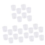 MAGICLULU 3 Set Güçlü Plastik Ölçüm Kapları 30ml Dereceli Su İçin Mutfak Aletleri 30 Adet*3