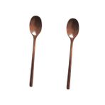 MAGICLULU 4 Adet puding banyo takımları odun kaşığı kepçe ahşap yemek kaşığı tahta kaşık seti Ahşap kaşık seti çorba kaşığı mutfak kepçesi harfler yemek kasigi