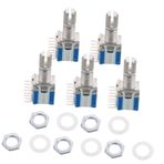 MAGICLULU 5 Adet Çok hızlı döner anahtar döner kodlayıcı güvenilir kodlayıcı dijital hassasiyet Rotary Encoder tasarrufu kodlayıcı metal şaftı döner kodlayıcı taşınabilir bakır