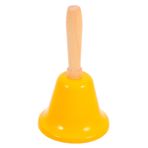 MAGICLULU Noel El Zili 6. 5Cm Restoran Zili Servis Zili Akşam Yemeği Masa Zili Için Mutfak Otel Sayacı Resepsiyon Okullar Ev Malzemeleri Sarı