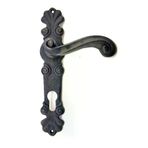 Magicool Antika Tarz Dekoratif Pirinç Okyanus Banyo Kapı Kolu - 230X46 Mm, Oksit