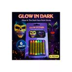 magicool ıtedarık.1uluSM0010K-F057tdrk.1 Fosforlu Glow Parti Boyası 6’Lı – Karanlıkta Parlayan Yüz Boyası