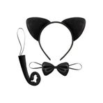 magicool ıtedarık.1uluSM0010K-SMR-017-E048tdrk.1 Kedi Kostüm Taç Kuyruk Papyon Seti 1 Adet