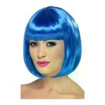 magicool ıtedarık.1uluSM0010K-stok10177444tdrk.1 Mavi Renk Parti Peruğu Kısa Küt Saç