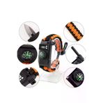magicool ıtedarık.1uluTD0012K-TDU-1159tdrk.1 Paracord Dijital Saat Düdük Hayatta Kalma Turuncu Kamp Bilekliği
