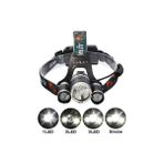 Magicool T6 Kafa Feneri 5000 Lumens 3xcree Xm-T6+2r5 Lamba LED Kamp Lambası