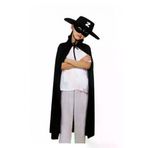 magicool tahtajaleulora12424242109511 Çocuk Boy Zorro Pelerin + Şapka + Maske Kostüm Seti