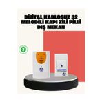 magicool ulugodayi.44UCZZZ32MELODLKAPIZL-1.1 Wireless Kapı Zili Pratik Ve Zahmetsiz Günlük Kullanım
