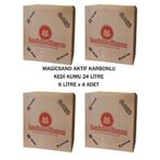 Magıcsand Aktif Karbonlu 6 Litre × 4 Adet Kedi Kumu