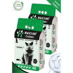 magicsand Kokusuz Kalın Taneli 10lt x 2 adet Bentonit Kedi Kumu