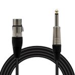 MagicVoice 15 Metre Canon XLR Dişi - 6.35mm Mono Erkek Metal Jak Mikrofon Ses Kablosu