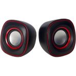 Magicvoice D-015 1+1 USB Mini Hoparlör - Speaker (2*5 Watt - 4 Ohm) - Siyah