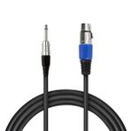 MAGICVOICE MAGİCVOİCE LD379 XLR CANON DİŞİ + 6.3 MM MONO ERKEK 1 METRE KABLO
