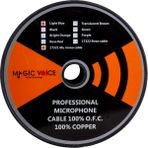 Magicvoice Mono 100 Metre Mavi Mikrofon Kablosu
