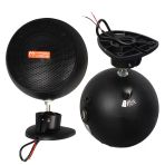 Magicvoice Mv-13 7.5 Cm 20 Watt Komütatörlü Hat Trafolu Siyah Sütun Sarkık Hoparlör (2'Li Takım)