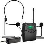 Magicvoice MV-1303Y Kablosuz 1 Yaka+1 Headset Telsiz Mikrofon