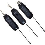 Magicvoice MV-19594 Uhf Göstergeli Kablosuz Amfi Mikrofon Enstrüman Aksesuarı Üçlü Set - Seçenek