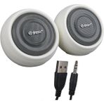 Magicvoice MV-24845 1+1 USB Aux Oval Multımedia Ses Sistemi Speaker - Hoparlör 2X3WATT - Çok Renkli