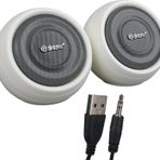MagicVoice MV-24845 1+1 USB AUX Oval Multımedia Ses Sistemi Speaker - Hoparlör 2X3Watt